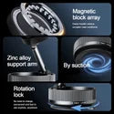 MagSafe Car Magnetic Phone Holder – 360° Rotation | Strong N52 Magnet | For iPhone & More